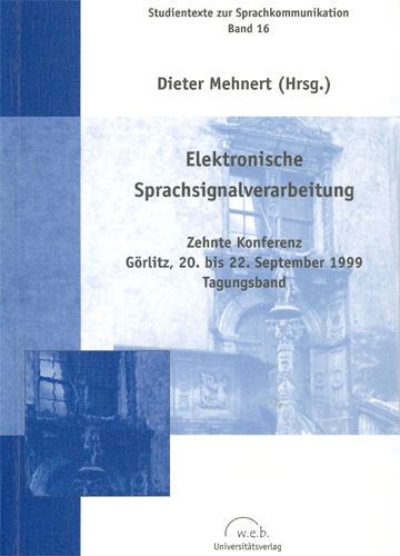 Cover of the ESSV 1999 proceedings book.