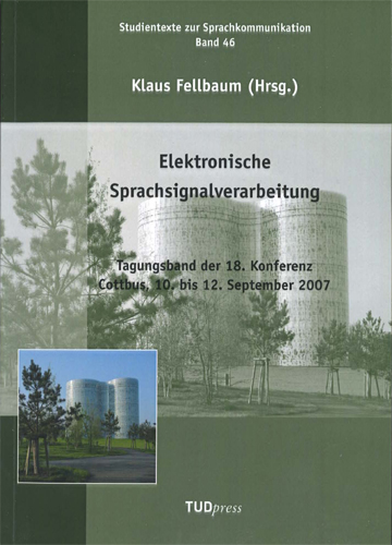 Cover of the ESSV 2007 proceedings book.