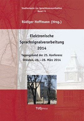 Cover of the ESSV 2014 proceedings book.