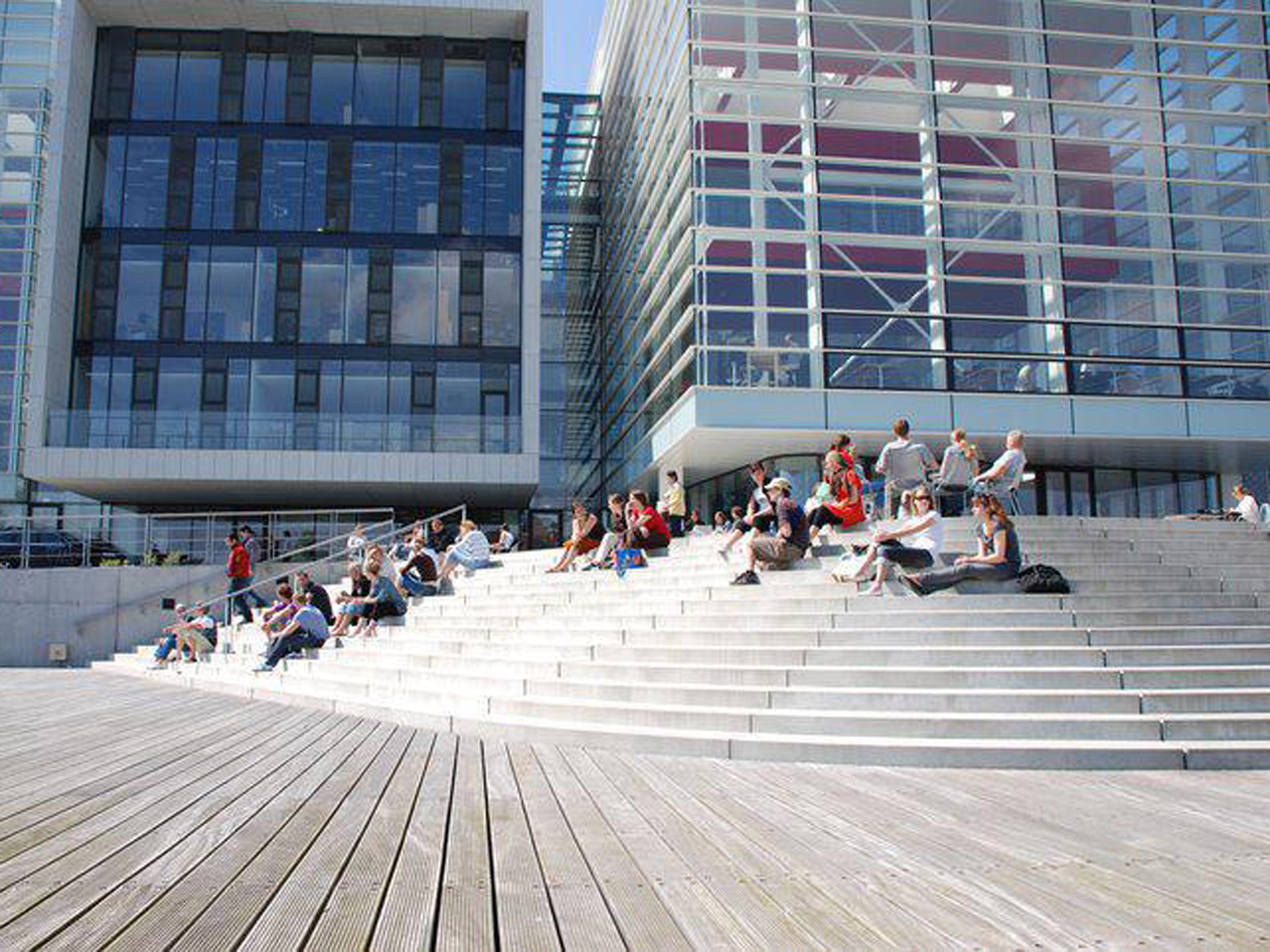 Alsion exterior steps and entrance area